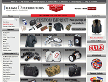 Tablet Screenshot of jilliandistributors.com